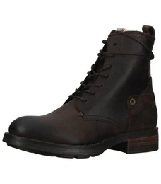 Stiefelette Leder Schnrstiefelette