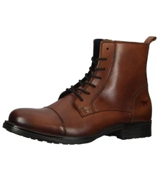 Stiefelette Leder Schnrstiefelette