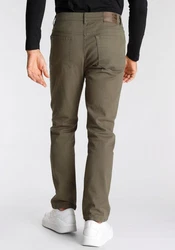 Man's World Dehnbund-Hose Stretch Khaki/Dunkelgrün