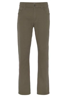Man's World Dehnbund-Hose Stretch Khaki/Dunkelgrün