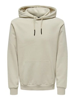 ONLY & SONS Sweatshirt ONSCERES HOODIE SWEAT Khaki/Beige/Braun/Hellgrün