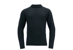Devold Wollpullover Arktis Wool Sweater Dunkelblau/Schwarz