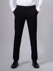 Hirschthal Anzugsakko Herren 2-Knopf Sakko Regular-Fit Schwarz/Weiß/Grau