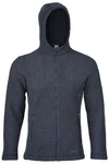 Engel Jacke mit Kapuze Merino Wollfleece Dunkelblau