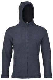 Wolljacke Jacke mit Kapuze Merino Wollfleece