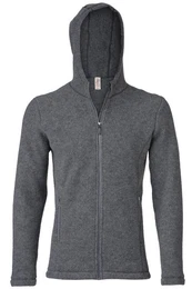 Wolljacke Jacke mit Kapuze Merino Wollfleece
