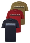 TOM TAILOR Denim T-Shirt Dreierpack verschiedenen Farben