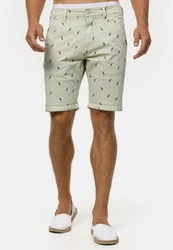 Indicode Chinoshorts Elisa Khaki/Dunkelgrün/Grün