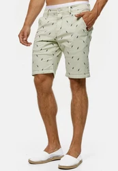 Indicode Chinoshorts Elisa Khaki/Dunkelgrün/Grün