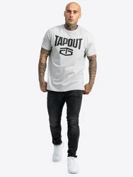 TAPOUT T-Shirt Active Basic Tee Grau/Braun/Beige