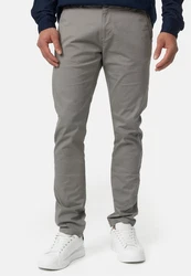 Indicode Chinohose Cherry Kirschrot