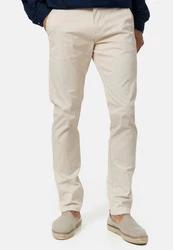 Indicode Chinohose Cherry Kirschrot