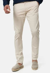 Indicode Chinohose Cherry Kirschrot