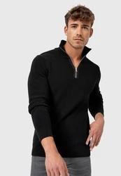 Indicode Strickpullover Mayer Schwarz