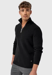 Indicode Strickpullover Mayer Schwarz
