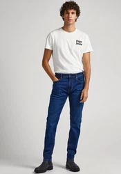 Pepe Jeans Regular-fit Jeans Stanley Dunkelblau/Blau/Hellblau