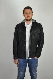 Lederjacke