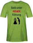 Shirtracer T-Shirt Bald unter neuer Führung JGA Männer Neonfarben/Grün/Gelb