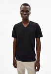 Armedangels T-Shirt JAAMES V-NECK (1) Schwarz