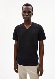T-Shirt JAAMES V-NECK Herren T-Shirt aus Bio-Baumwolle (1-tlg) T-Shirt aus Bio-Baumwolle
