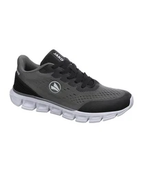 Jako Freizeitschuh Base Mesh Sneaker Schwarz/Dunkelgrau/Grau/Rot