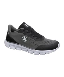 Jako Freizeitschuh Base Mesh Sneaker Schwarz/Dunkelgrau/Grau/Rot