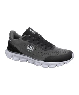 Jako Freizeitschuh Base Mesh Sneaker Schwarz/Dunkelgrau/Grau/Rot