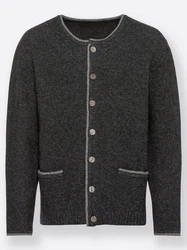 Witt Strickjacke Dunkelgrau/Grau/Schwarz