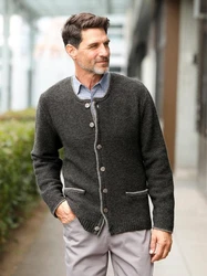 Witt Strickjacke Dunkelgrau/Grau/Schwarz