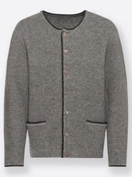 Witt Strickjacke Grau/Dunkelgrau/Hellgrau