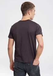 LOGOSHIRT T-Shirt Columbo Grau/Dunkelgrau/Dunkelrot/Gelb/Beige