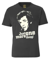LOGOSHIRT T-Shirt Columbo Grau/Dunkelgrau/Dunkelrot/Gelb/Beige