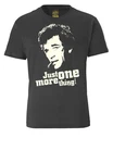 LOGOSHIRT T-Shirt Columbo Grau/Dunkelgrau/Dunkelrot/Gelb/Beige