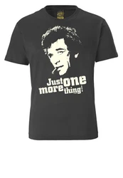 LOGOSHIRT T-Shirt Columbo Grau/Dunkelgrau/Dunkelrot/Gelb/Beige