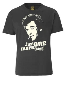 LOGOSHIRT T-Shirt Columbo Grau/Dunkelgrau/Dunkelrot/Gelb/Beige