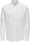 ONLY & SONS Langarmhemd ONSALVARO SLIM LS OXFORD SHIRT NOOS wei