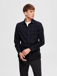 SELECTED HOMME Hemd SLHOwen Owen navy/grn/schwarz