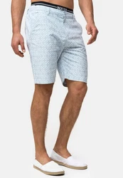 Indicode Chinoshorts Apostolis Blau/Hellblau