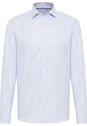 Eterna Langarmhemd SLIM FIT Businesshemd Hellblau
