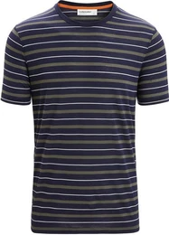 Kurzarmshirt Men Wave SS Tee Stripe MIDNIGHT NAVY/LODEN/S