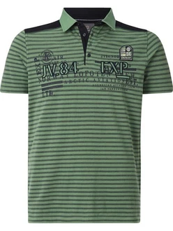 Jan Vanderstorm Poloshirt KUIBERT Dunkelgrün/Grün