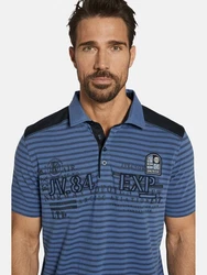 Jan Vanderstorm Poloshirt KUIBERT Blau/Dunkelblau
