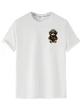 RMK T-Shirt Herren Teddy Bear Dunkelblau/Weiß/Grau
