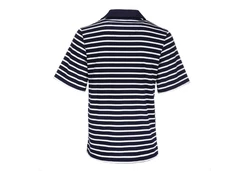 modAS Poloshirt Herren T-Shirt mit Knopfleiste Dunkelblau/Blau/Hellblau/Schwarz