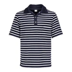 modAS Poloshirt Herren T-Shirt mit Knopfleiste Dunkelblau/Blau/Hellblau/Schwarz