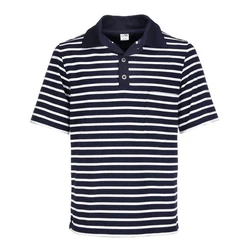 modAS Poloshirt Herren T-Shirt mit Knopfleiste Dunkelblau/Blau/Hellblau/Schwarz