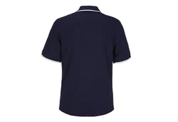 modAS Poloshirt Herren T-Shirt mit Knopfleiste Dunkelblau/Blau