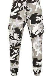 URBAN CLASSICS Cargohose Urban Classics Herren Camo Cargo Jogging Pants (2.0) Camo