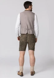 Stockerpoint Trachtenlederhose Oliver Khaki/Braun/Dunkelgrün