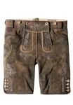 Stockerpoint Trachtenlederhose Beppo4 Khaki/Braun/Dunkelgrün/Dunkelbraun